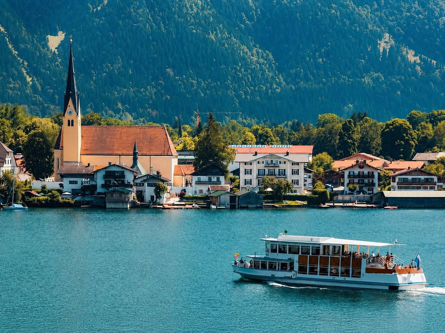 Tegernsee lake and boat experience
